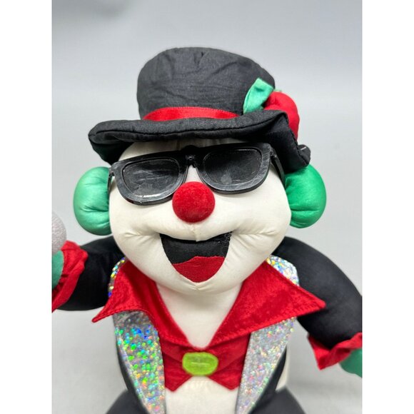 parts only Christmas Animated Snowman Plush Santa Claus is Coming to Town READ - Picture 2 of 8